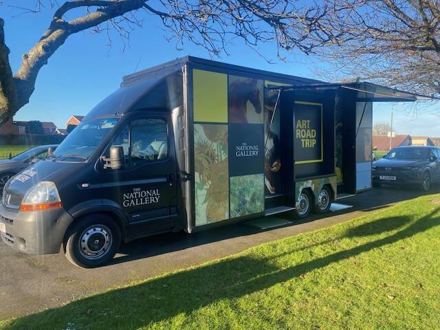 The National Gallery tour van